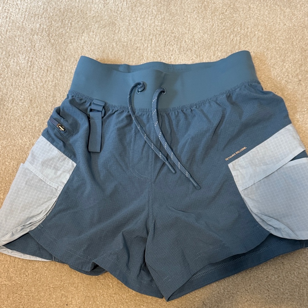 Lululemon Blue Hiking shorts